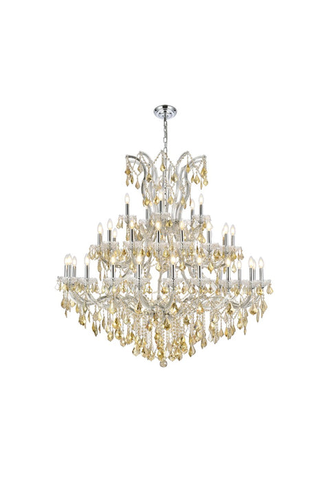 Elegant Lighting 2800G52C-GT/RC 41 Light Chandelier, Chrome