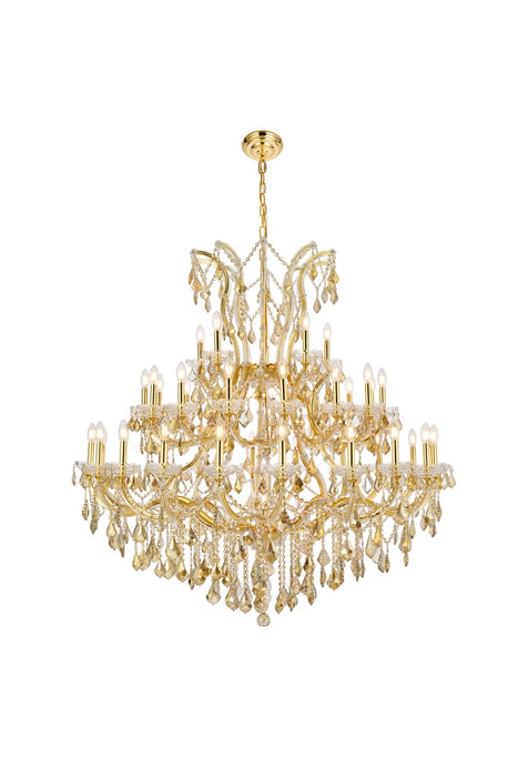 Elegant Lighting 2800G52G-GT/RC 41 Light Chandelier, Gold