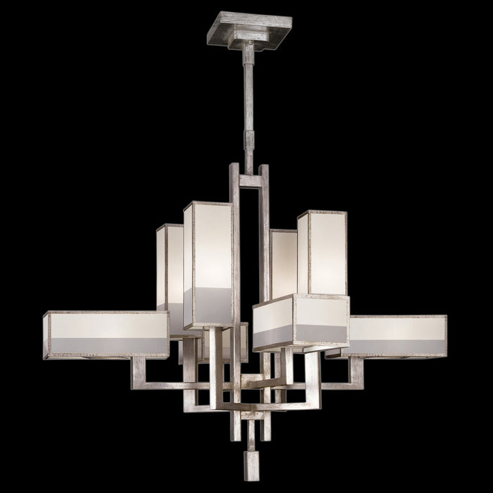 Fine Art 733840-2ST Eight Light Chandelier, Silver