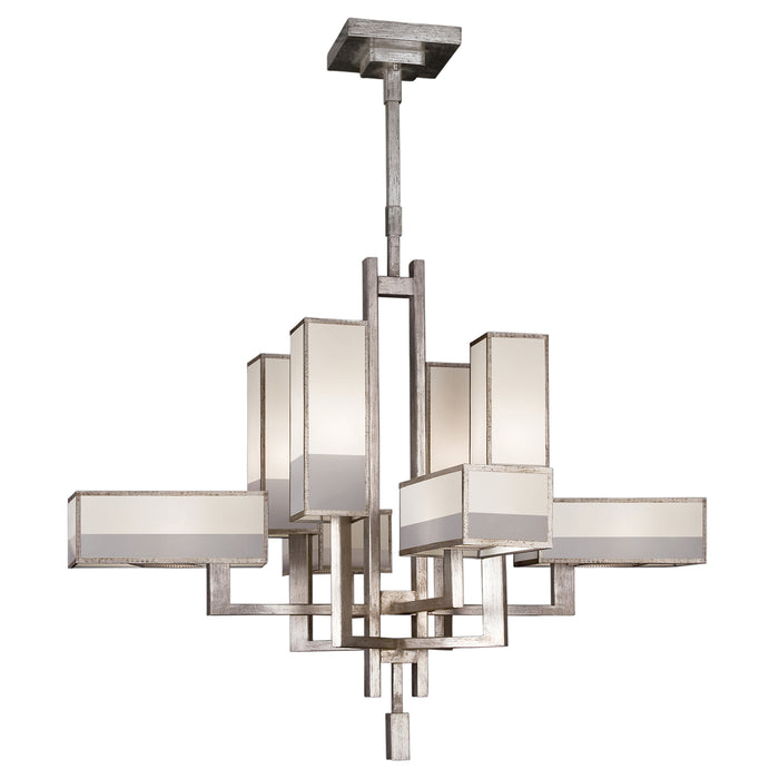 Fine Art 733840-2ST Eight Light Chandelier, Silver