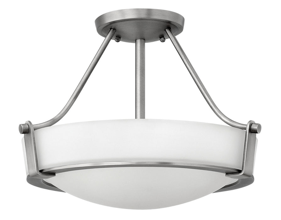Hinkley 3220AN LED Semi-Flush Mount, Antique Nickel