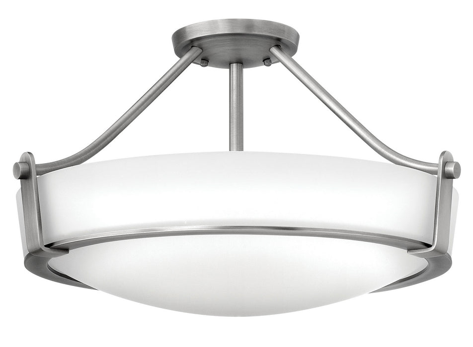 Hinkley 3221AN LED Semi-Flush Mount, Antique Nickel