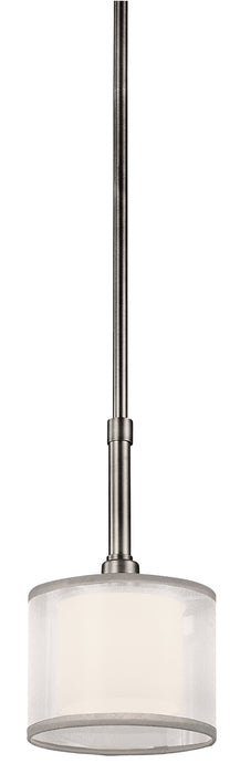 Kichler 42384AP One Light Mini Pendant, Antique Pewter