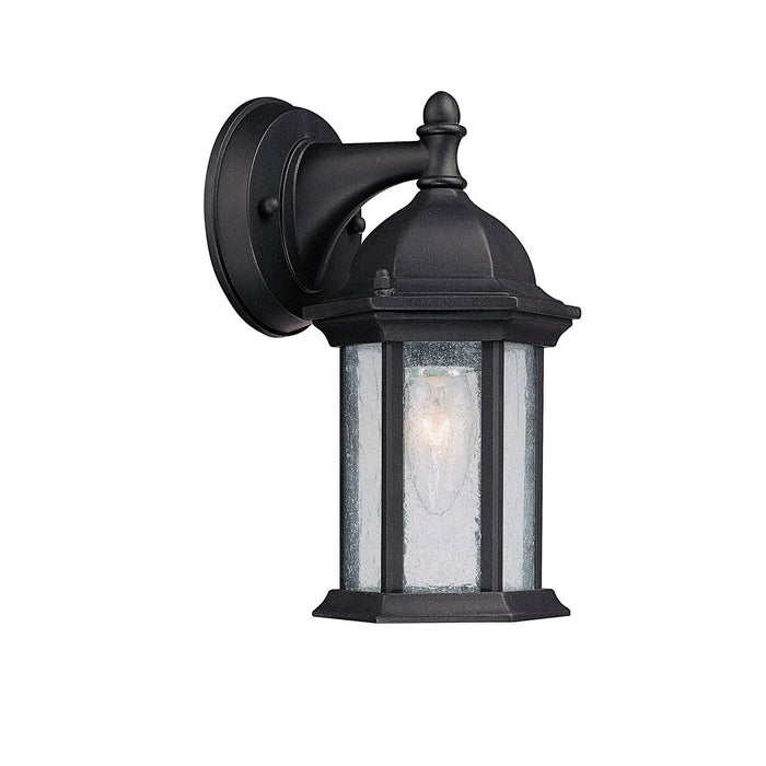 Capital Lighting 9831BK One Light Outdoor Wall Lantern, Black