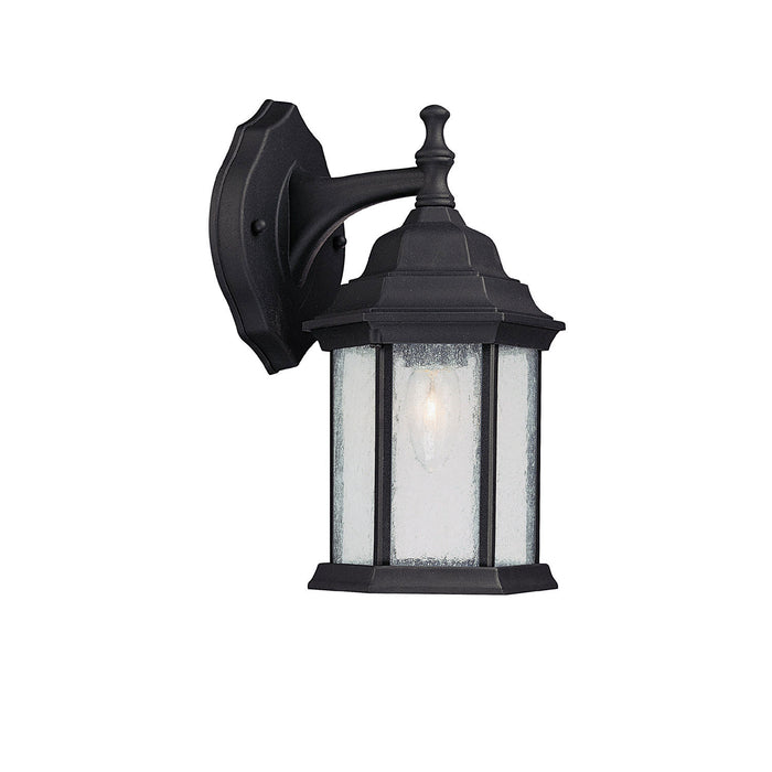 Capital Lighting 9832BK One Light Outdoor Wall Lantern, Black