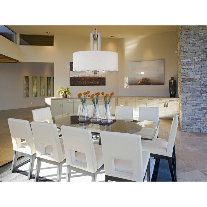 ELK Home SL806678 Three Light Chandelier, Brushed Nickel