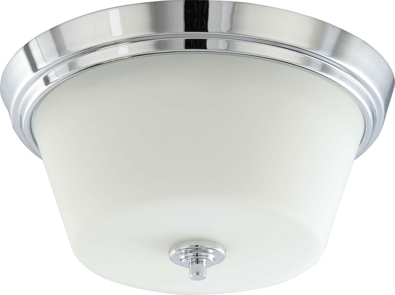 Nuvo Lighting 60-4088 Three Light Flush Mount, Polished Chrome