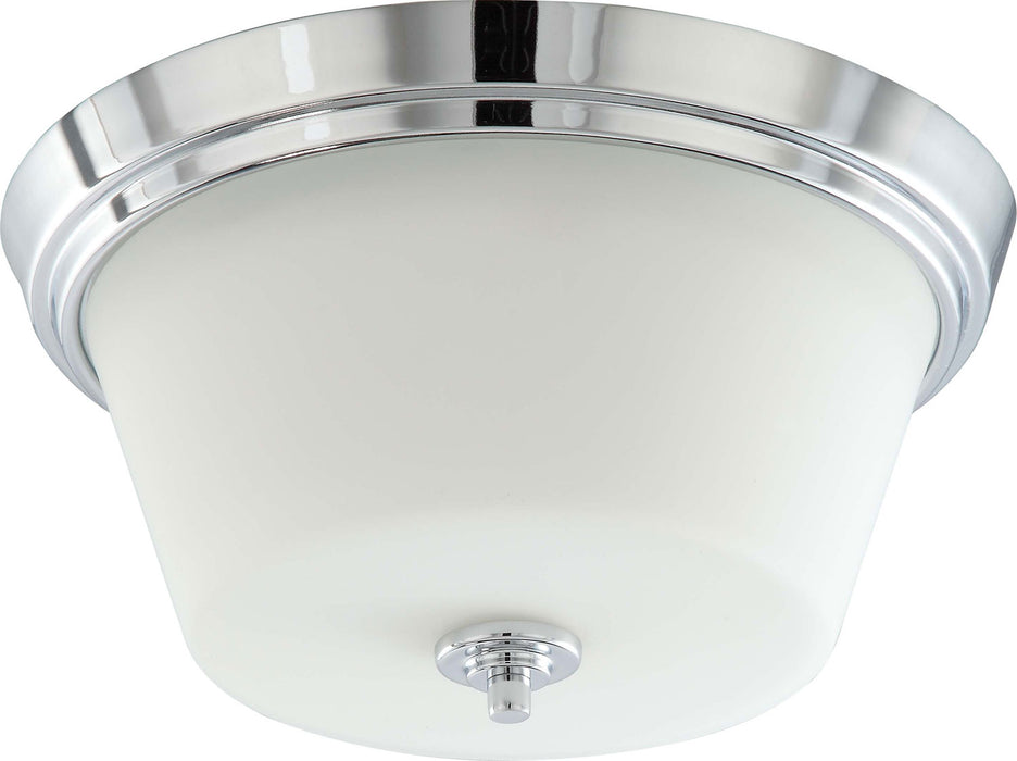 Nuvo Lighting 60-4088 Three Light Flush Mount, Polished Chrome