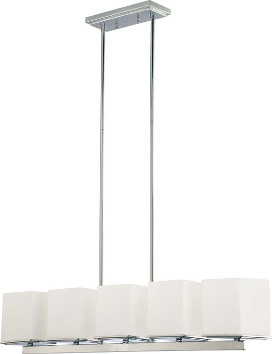 Nuvo Lighting 60-4091 Five Light Chandelier, Polished Chrome