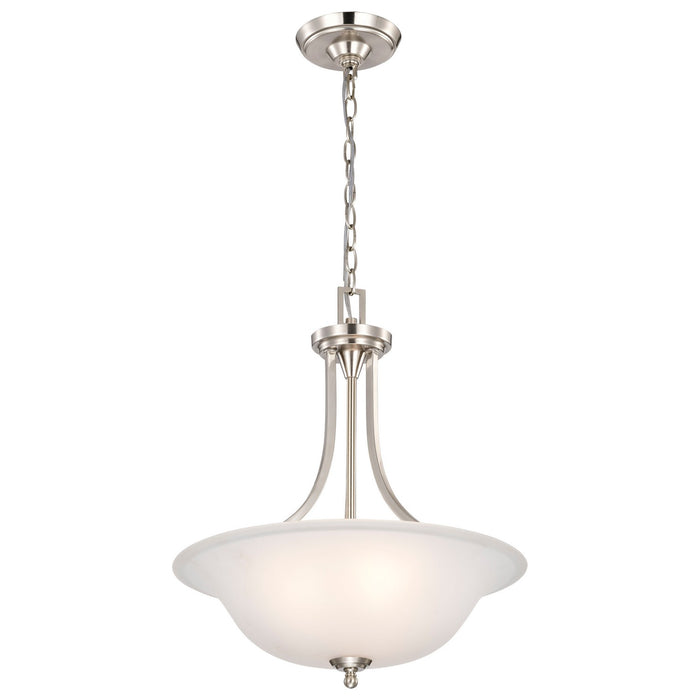 Nuvo Lighting 60-4147 Three Light Pendant, Brushed Nickel