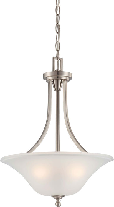 Nuvo Lighting 60-4147 Three Light Pendant, Brushed Nickel