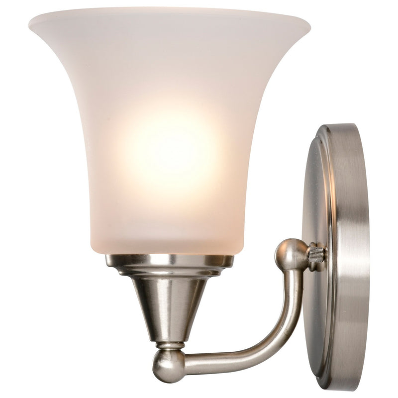 Nuvo Lighting 60-4141 One Light Vanity, Brushed Nickel
