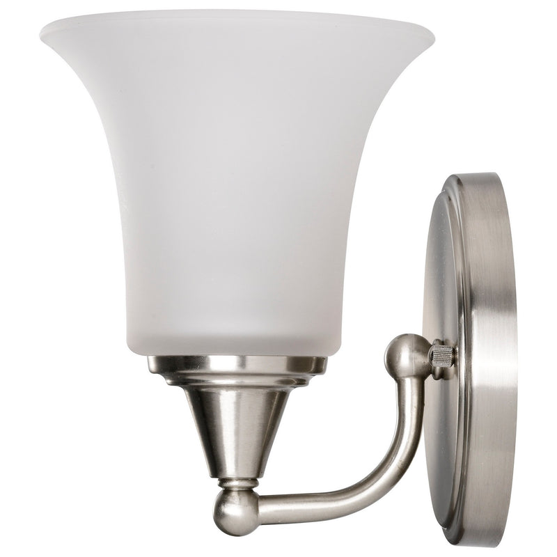 Nuvo Lighting 60-4141 One Light Vanity, Brushed Nickel