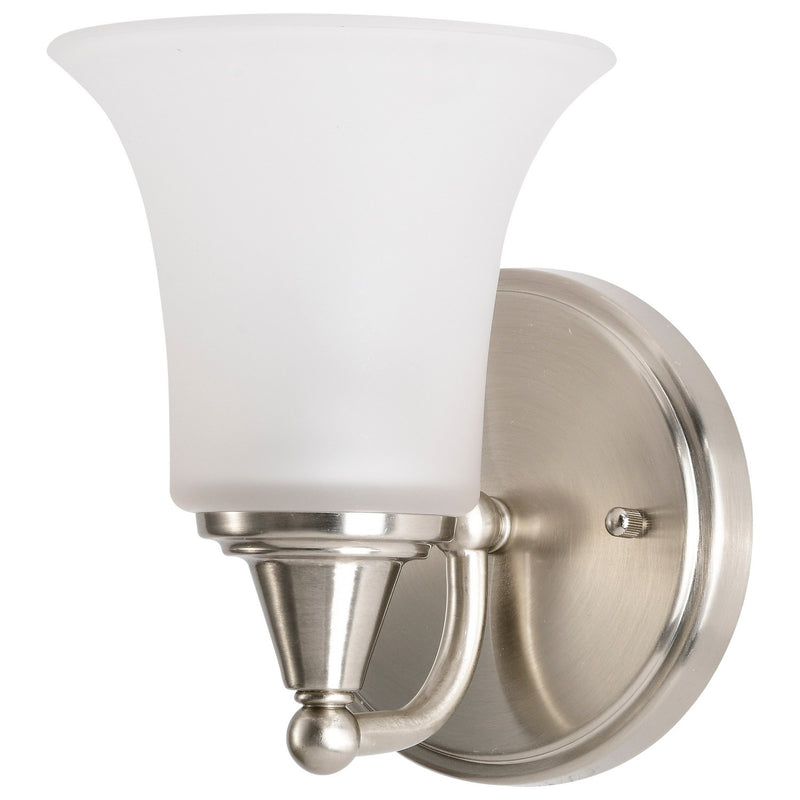 Nuvo Lighting 60-4141 One Light Vanity, Brushed Nickel