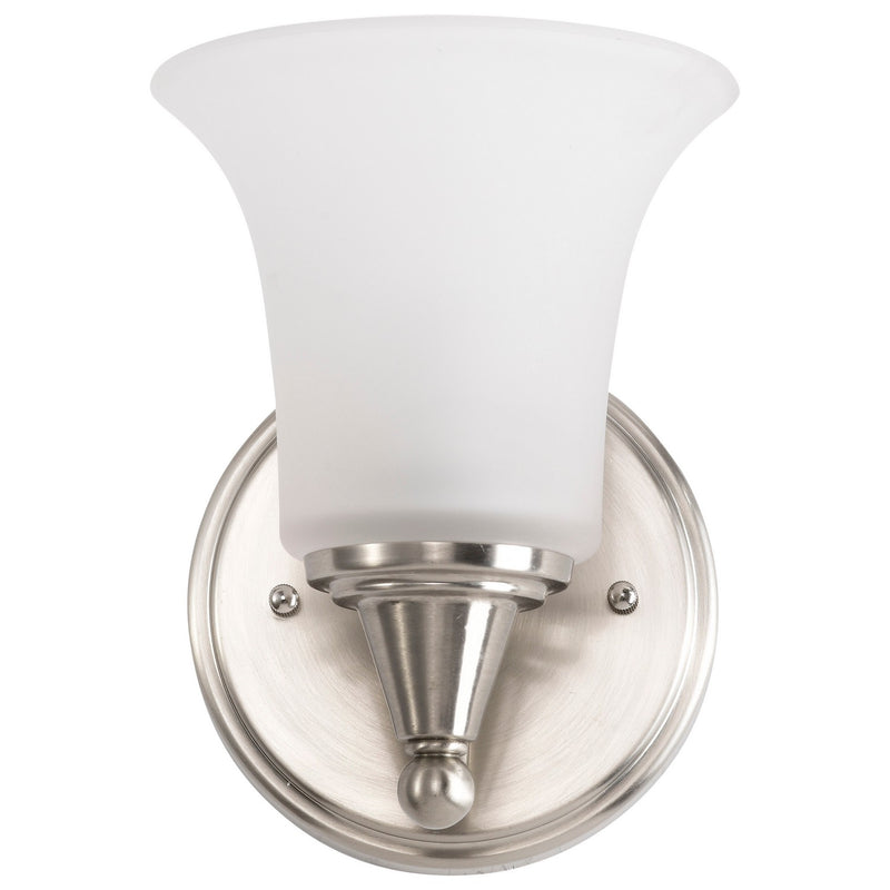 Nuvo Lighting 60-4141 One Light Vanity, Brushed Nickel