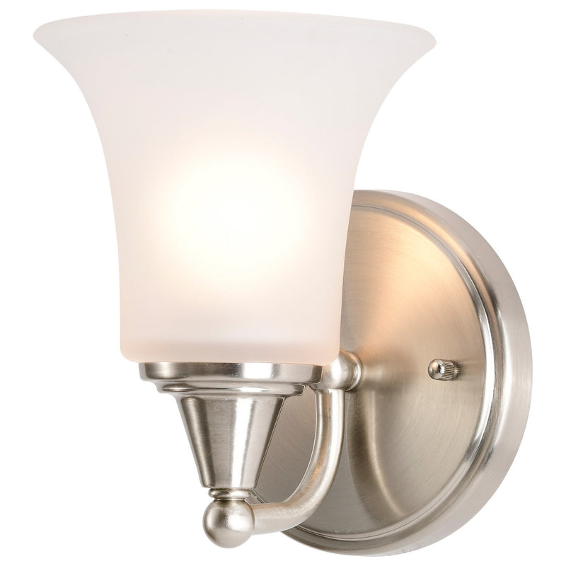 Nuvo Lighting 60-4141 One Light Vanity, Brushed Nickel