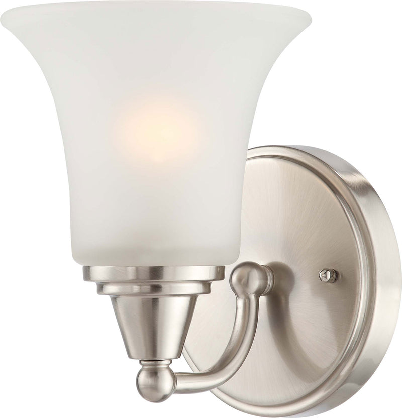 Nuvo Lighting 60-4141 One Light Vanity, Brushed Nickel