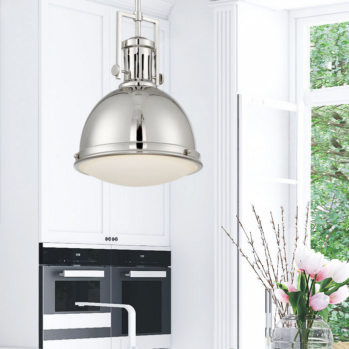 Savoy House 7-730-1-109 One Light Pendant, Polished Nickel