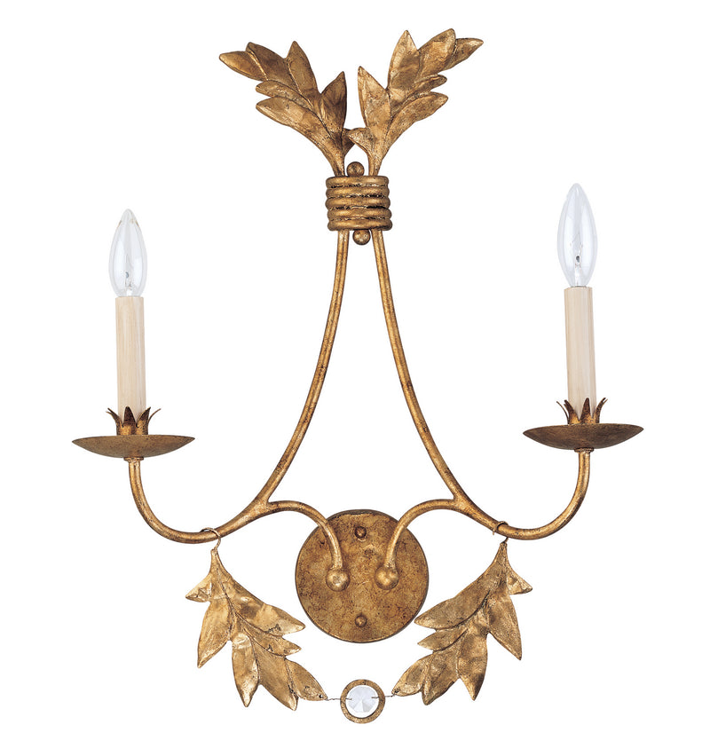 Lucas + McKearn SC1159-2 Two Light Wall Sconce, Gold