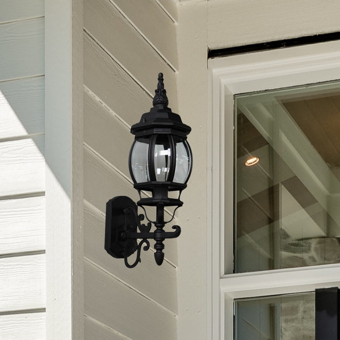Artcraft AC8090BK One Light Outdoor Wall Mount, Black