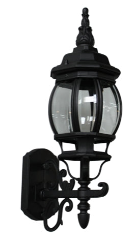 Artcraft AC8090BK One Light Outdoor Wall Mount, Black
