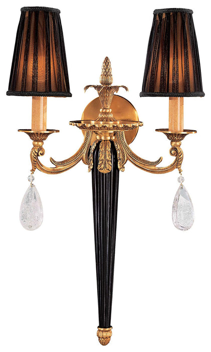 Metropolitan N950492 Two Light Wall Sconce, Sunset Gold