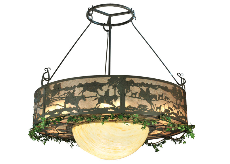 Meyda Tiffany 106194 20 Light Inverted Pendant, Timeless Bronze