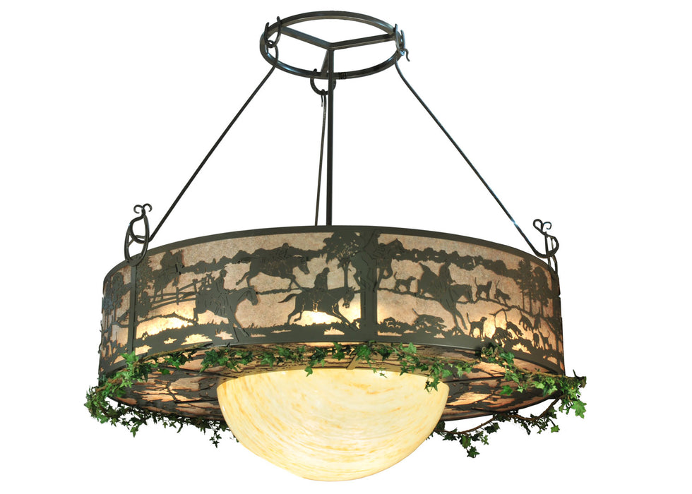 Meyda Tiffany 106194 20 Light Inverted Pendant, Timeless Bronze