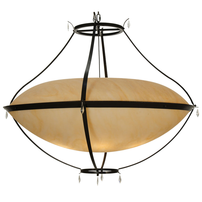 Meyda Tiffany 109913 Six Light Inverted Pendant, Timeless Bronze