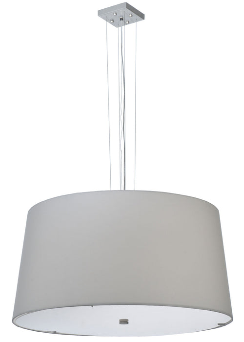 Meyda Tiffany 111796 Four Light Chandelier, Nickel Powder Coat