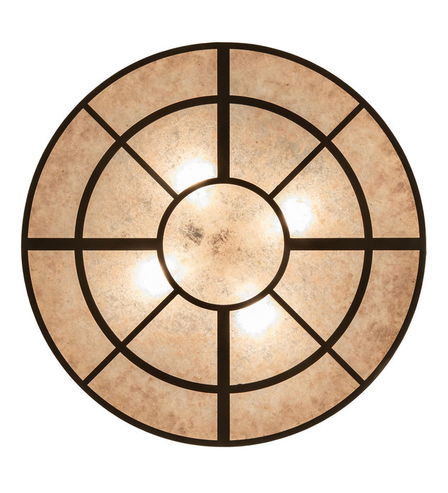 Meyda Tiffany 112438 Four Light Inverted Pendant, Timeless Bronze
