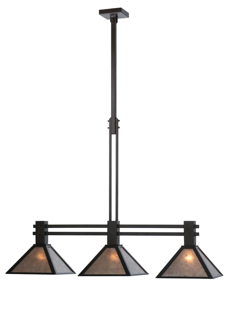 Meyda Tiffany 113066 Three Light Island Pendant, Dark Roast