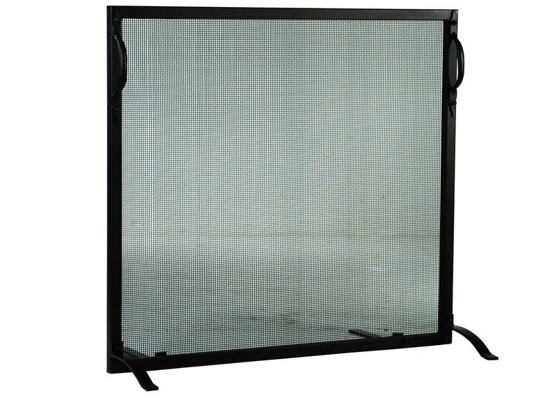 Meyda Tiffany 112364 Fireplace Screen, Textured Black
