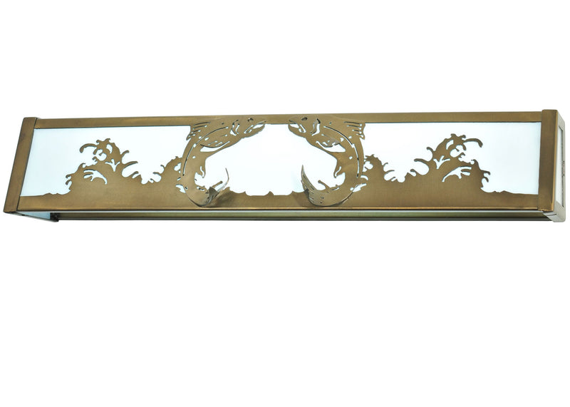 Meyda Tiffany 111842 One Light Vanity, Antique Copper