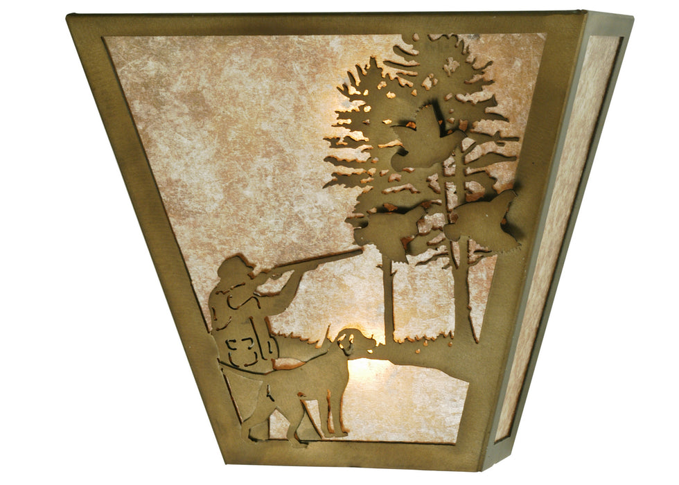 Meyda Tiffany 112185 Two Light Wall Sconce, Antique Copper