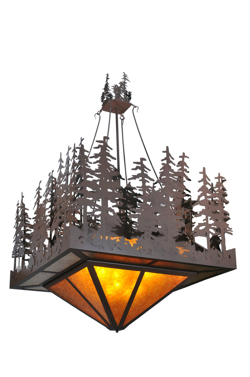 Meyda Tiffany 107601 12 Light Pendant, Cafe Noir