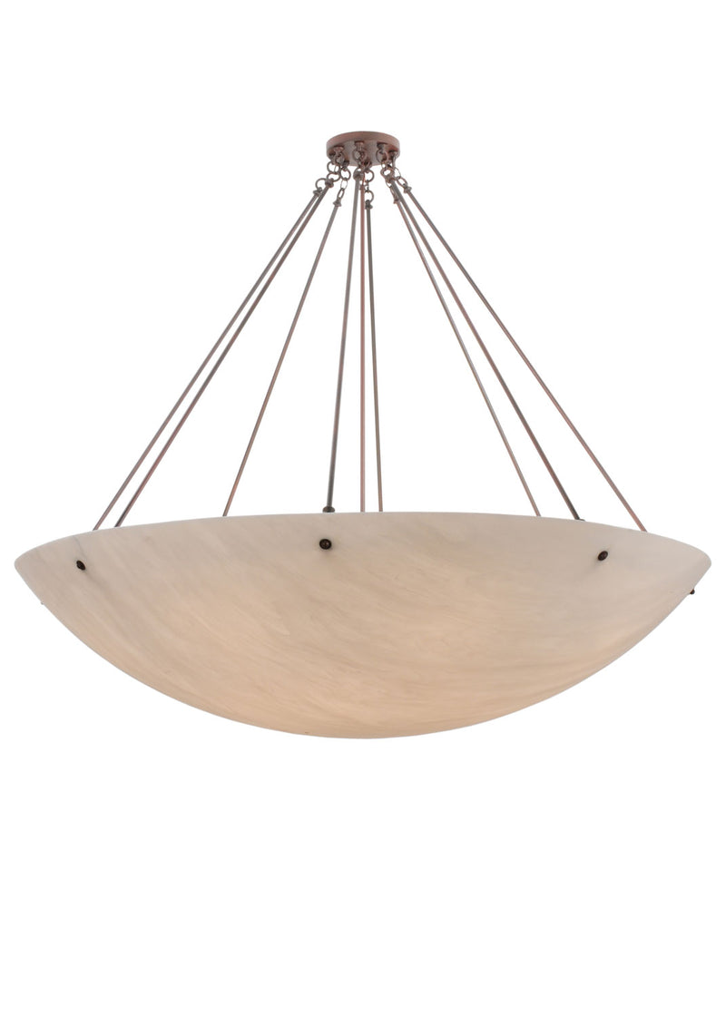 Meyda Tiffany 110235 16 Light Semi-Flushmount, Rusty Nail