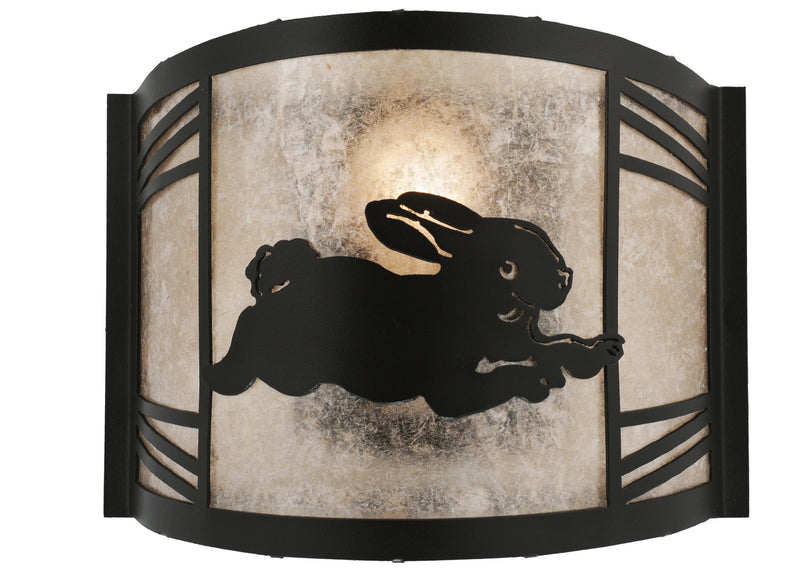 Meyda Tiffany 110559 LED Wall Sconce, Textured Black