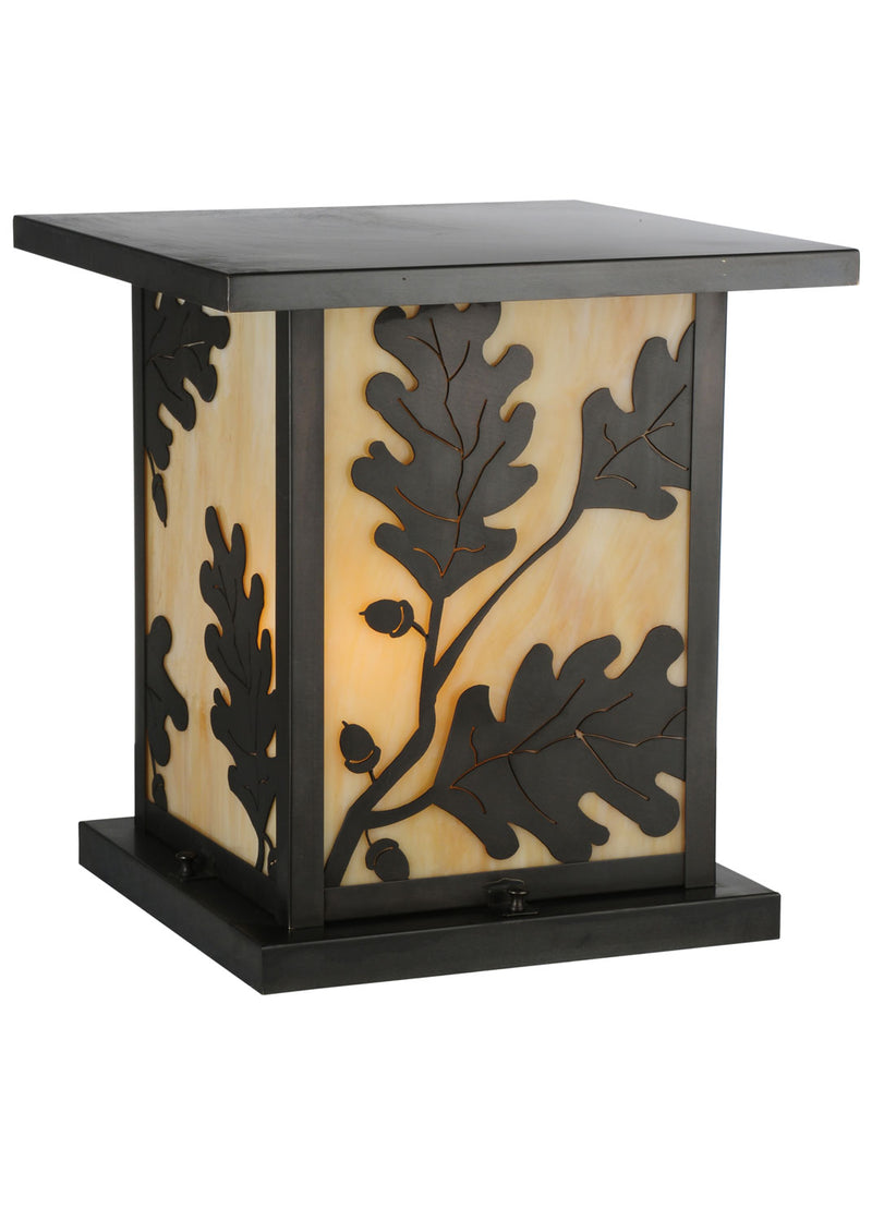 Meyda Tiffany 111973 One Light Pier Mount, Craftsman Brown