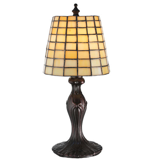 Meyda Tiffany 112679 One Light Mini Lamp, Mahongany Bronze
