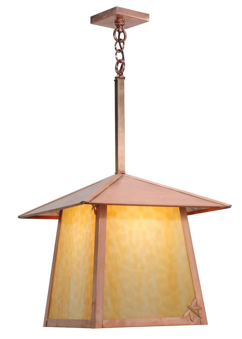Meyda Tiffany 113226 One Light Pendant, Natural Copper