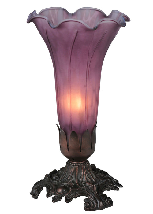 Meyda Tiffany 11336 One Light Accent Lamp, Mahogany Bronze