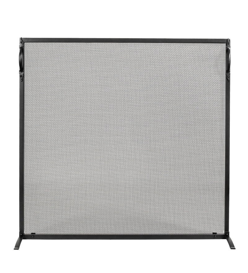 Meyda Tiffany 113728 Fireplace Screen, Textured Black