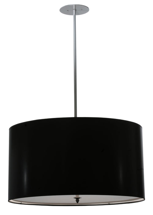 Meyda Tiffany 113851 Four Light Pendant, Brushed Nickel