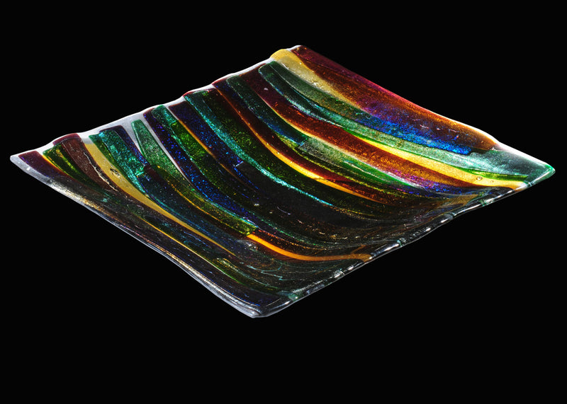 Meyda Tiffany 114436 Plate, Red Rust