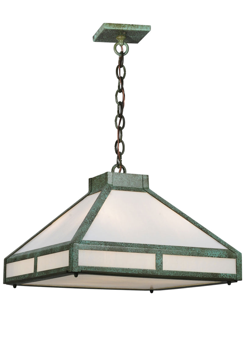 Meyda Tiffany 114840 Four Light Pendant, Tarnished Copper