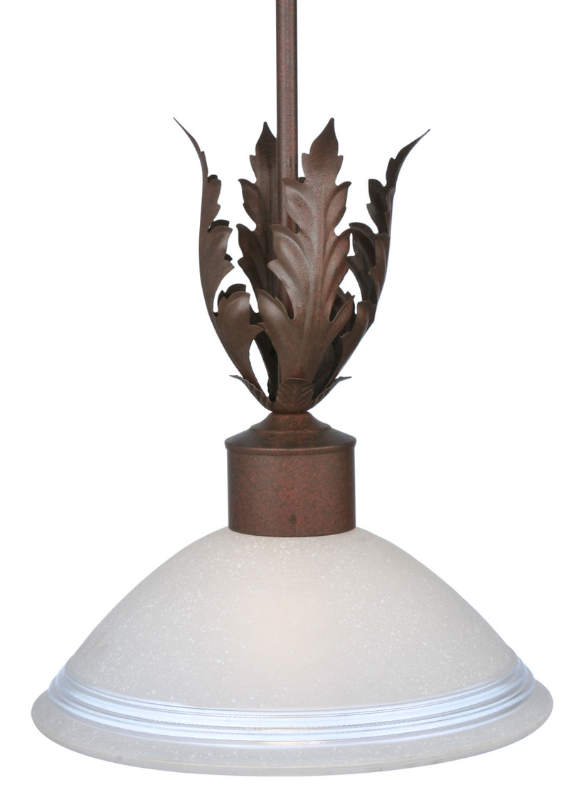 Meyda Tiffany 115153 One Light Pendant, Rusty Nail