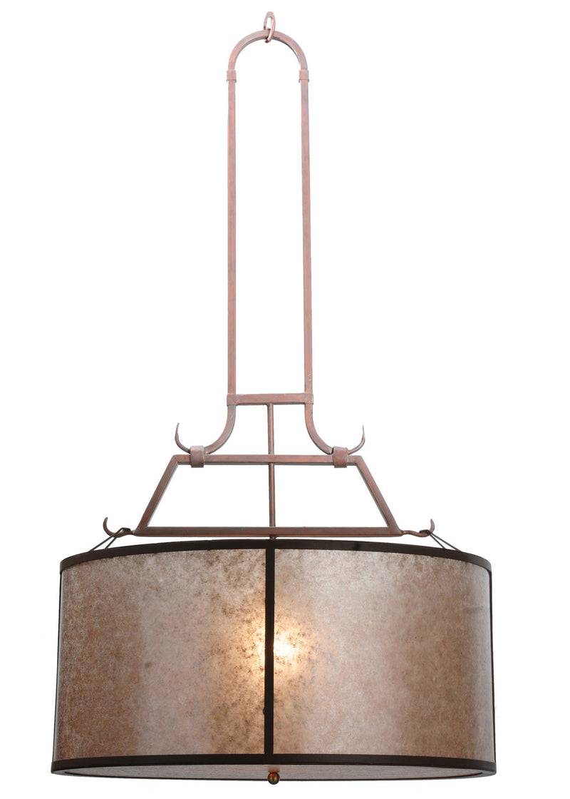 Meyda Tiffany 115195 One Light Inverted Pendant, Cafe-Noir