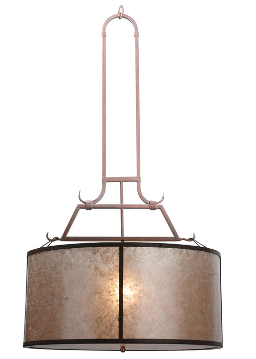 Meyda Tiffany 115195 One Light Inverted Pendant, Cafe-Noir