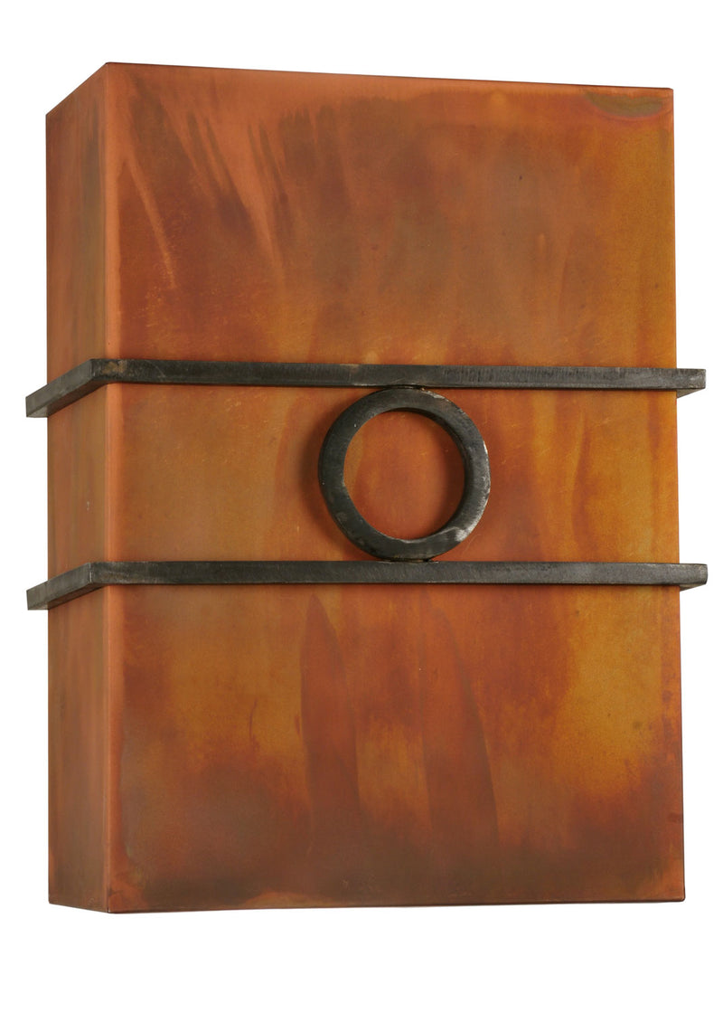 Meyda Tiffany 115257 Two Light Wall Sconce, Costello Black